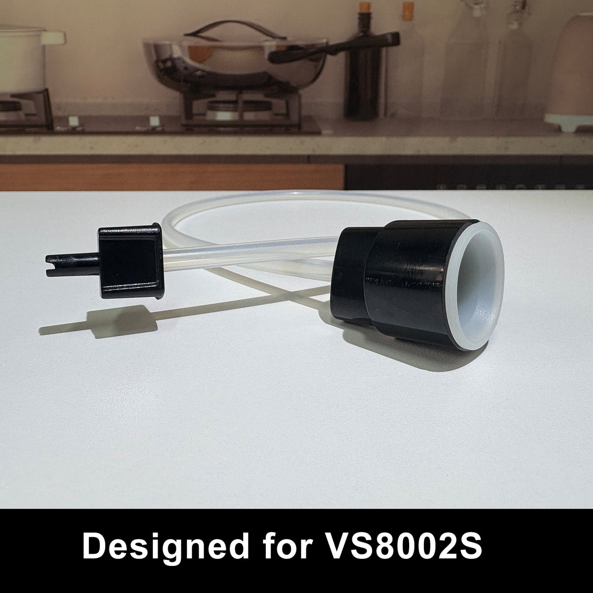 Vacuum Sealer Hose Accessory Hose Compatible with VS8002S Vacuum Sealer, Suitable for Sealing Zipper Bags, Wine plugs, Canisters