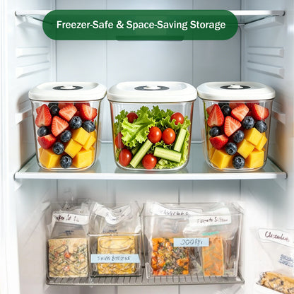 LIWUNON Vacuum Canister Set for Food Storage