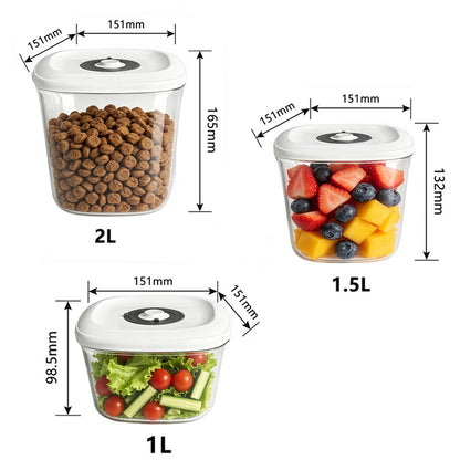 LIWUNON Vacuum Canister Set for Food Storage