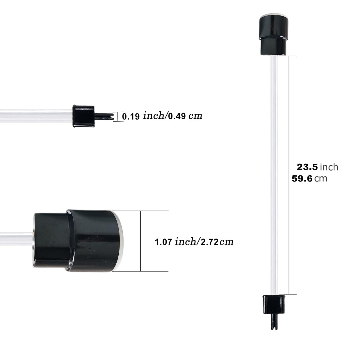 Vacuum Sealer Hose Accessory Hose Compatible with VS8002S Vacuum Sealer, Suitable for Sealing Zipper Bags, Wine plugs, Canisters